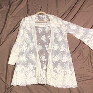 Sheer cardigan